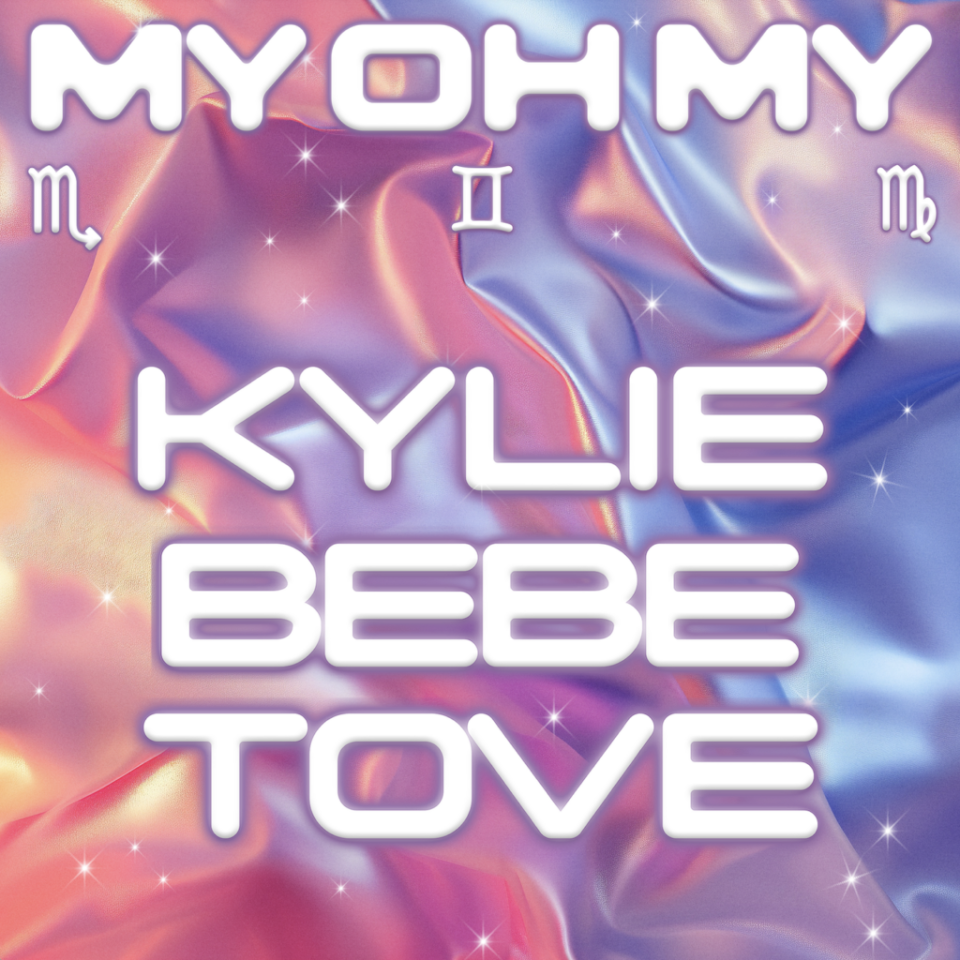 The single artwork for Kylie, Bebe and Tove’s new song (Image: Provided)