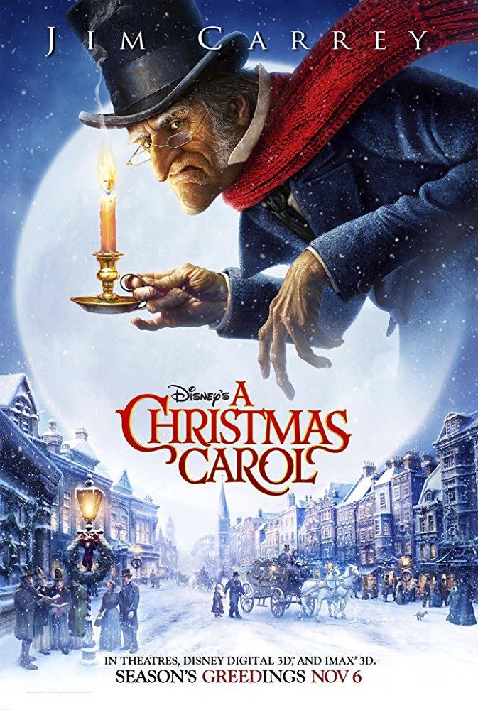 <p>This movie is one of the many adaptations of the <a href="https://www.amazon.com/Christmas-Carol-Charles-Dickens/dp/1503212831?tag=syn-yahoo-20&ascsubtag=%5Bartid%7C10055.g.23581996%5Bsrc%7Cyahoo-us" rel="nofollow noopener" target="_blank" data-ylk="slk:classic Charles Dickens book" class="link rapid-noclick-resp">classic Charles Dickens book</a>, so it tells the story of Scrooge and the ghosts of Christmas that haunt him. Another film to use motion-capture technology, Jim Carrey takes on multiple roles at the same time. </p><p><a class="link rapid-noclick-resp" href="https://www.amazon.com/Disneys-Christmas-Carol-Jim-Carrey/dp/B004EK926K/?tag=syn-yahoo-20&ascsubtag=%5Bartid%7C10055.g.23581996%5Bsrc%7Cyahoo-us" rel="nofollow noopener" target="_blank" data-ylk="slk:AMAZON">AMAZON</a> <a class="link rapid-noclick-resp" href="https://go.redirectingat.com?id=74968X1596630&url=https%3A%2F%2Fitunes.apple.com%2Fus%2Fmovie%2Fa-christmas-carol-2009%2Fid383304202&sref=https%3A%2F%2Fwww.goodhousekeeping.com%2Fholidays%2Fchristmas-ideas%2Fg23581996%2Fanimated-christmas-movies%2F" rel="nofollow noopener" target="_blank" data-ylk="slk:ITUNES">ITUNES</a></p>