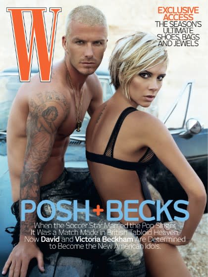 David and Victoria Beckham: W Magazine, August 2007