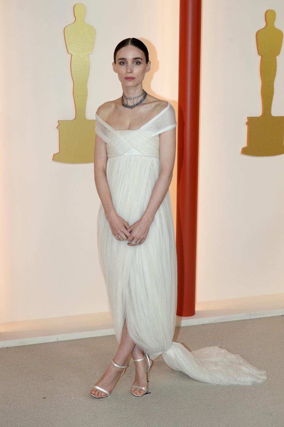 Rooney Mara attends the 2023 Academy Awards.