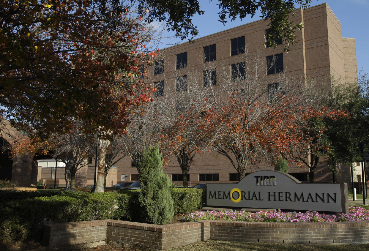 Houston's TIRR Memorial Hermann Rehabilitation Hospital is shown Wednesday, Jan. 19, 2011. U.S. Rep. Gabrielle Giffords is expected to be moved Friday to the Texas Medical Center hospital to begin the next phase of her recovery from a gunshot wound. (AP Photo/Pat Sullivan)