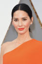 <p>Olivia Munn attends the 88th Annual Academy Awards at Hollywood & Highland Center on Feb. 28, 2016, in Hollywood. (Photo: Jason Merritt/Getty Images) </p>