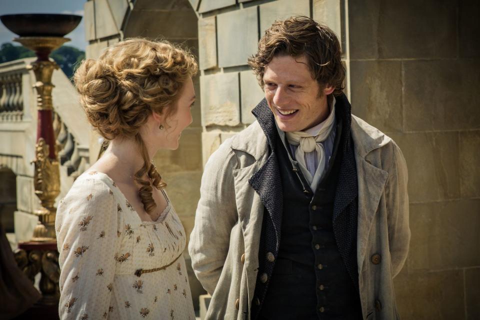 eleanor tomlinson, james norton, death comes to pemberley, season 1