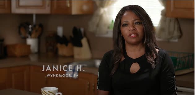 Janice Hollis, seen in a new political ad, once represented a group of Black clergy members opposed to then-President Barack Obama's support for same-sex marriage. (Photo: Republican Jewish Coalition Victory Fund/YouTube)