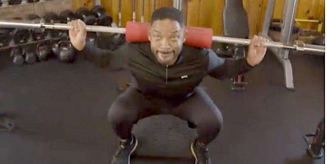 Will Smith's Empty Barbell Squat Contains a Valuable Lesson for Men Over 50