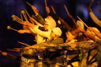 LONDON, ENGLAND - JULY 27: Drummers perform during the Opening Ceremony of the London 2012 Olympic Games at the Olympic Stadium on July 27, 2012 in London, England. (Photo by Ryan Pierse/Getty Images)