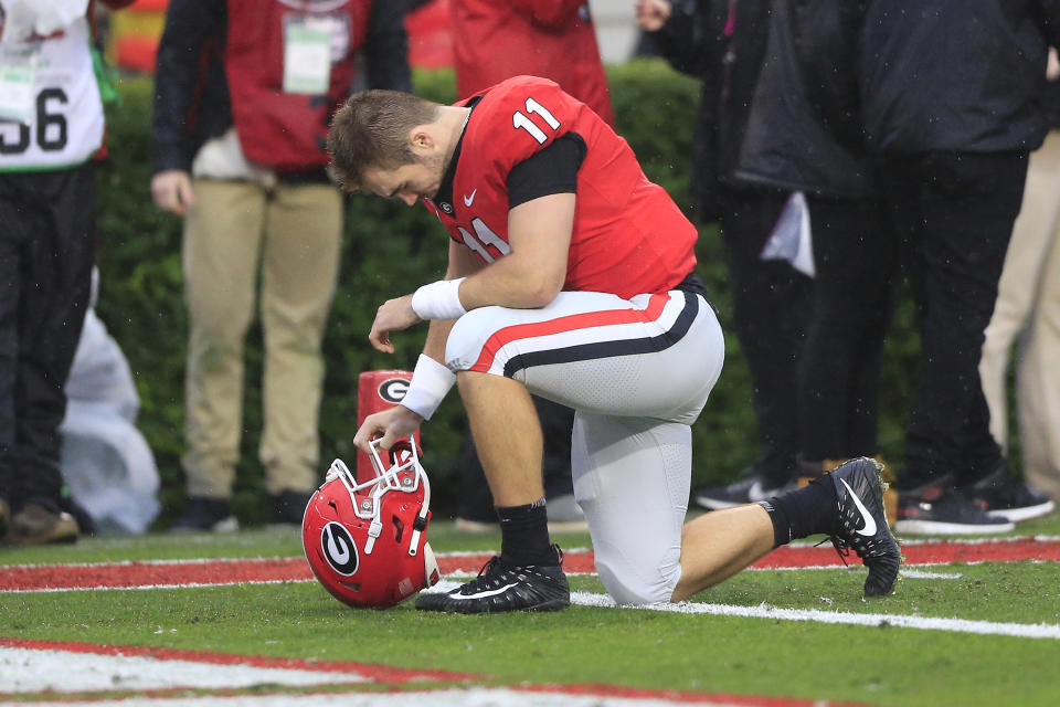 After a few challenging games, Georgia QB Jake Fromm could use a big game vs. Florida. (Getty Images)