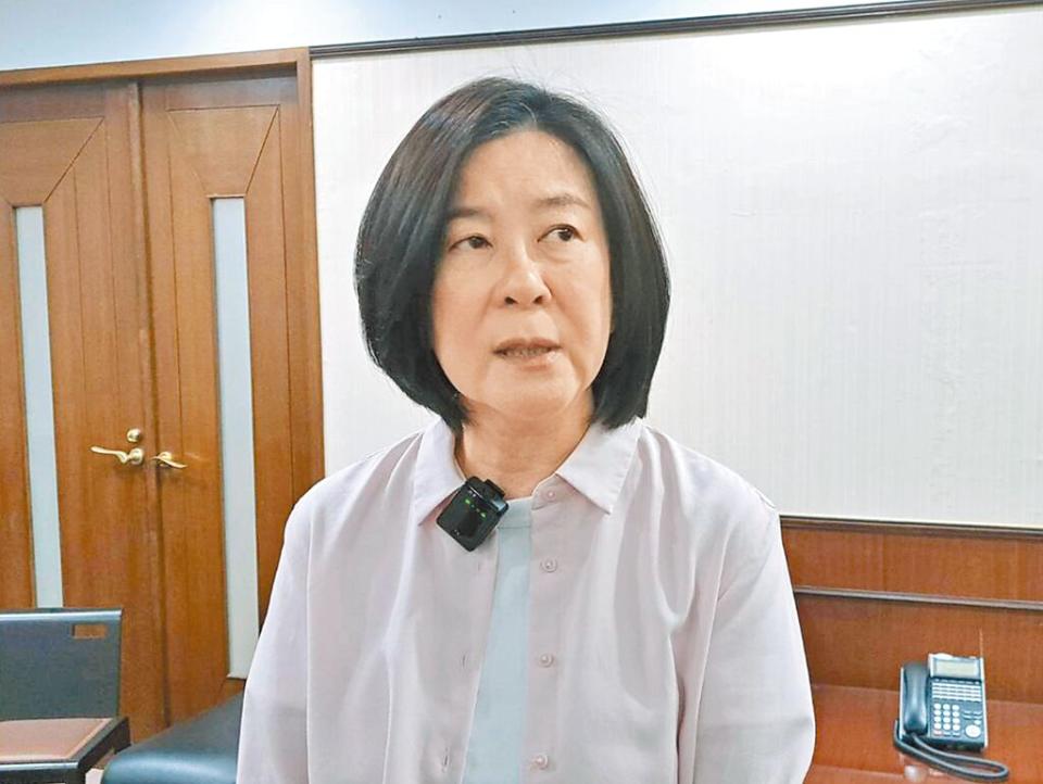 台南市正副議長賄選案一審判無罪，議長邱莉莉表示，非常感謝司法還她清白。（洪榮志攝）