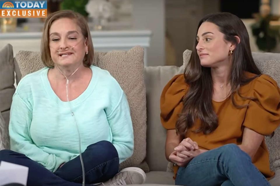 <p>TODAY/ YouTube</p> Mary Lou Retton and daughter Shayla Schrepfer