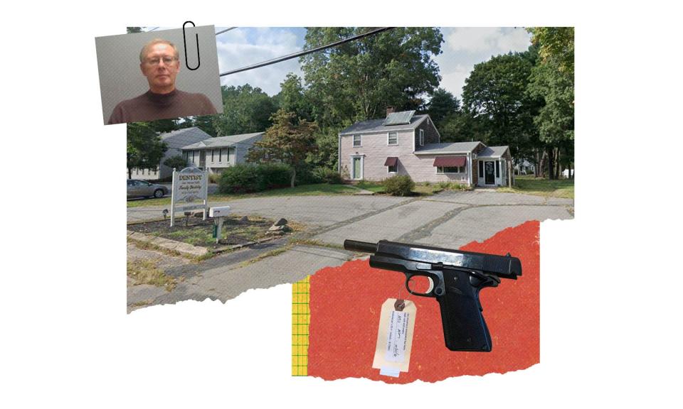 John Peterson operated a gun shop, SEMASS, alongside his dentist business – and even combined the two, selling guns to patients.