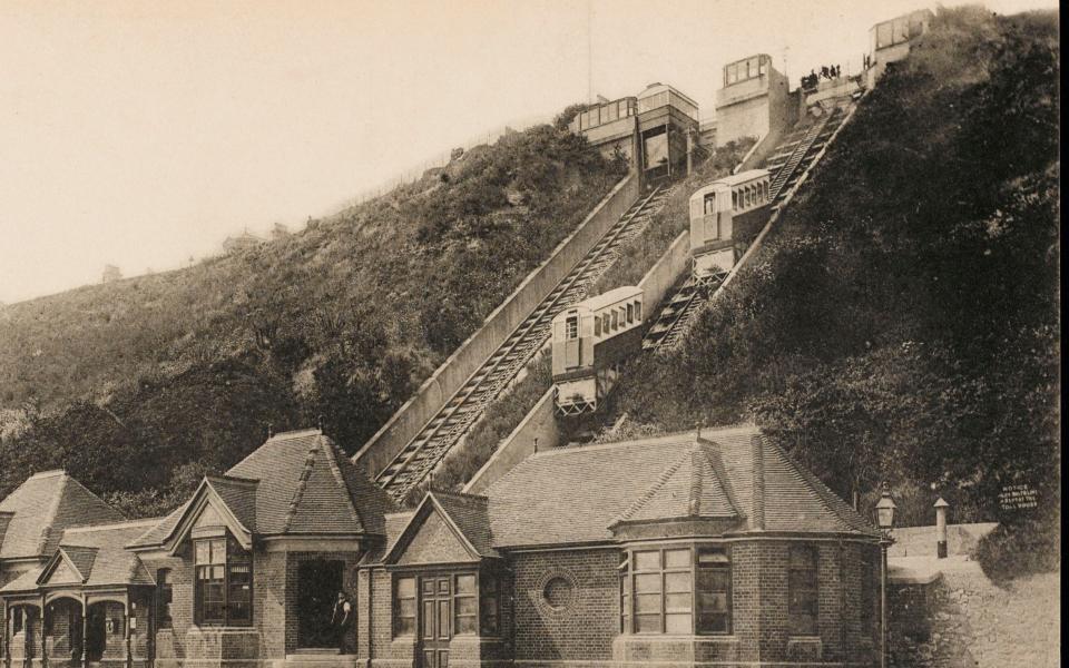 The Leas Lift at Folkestone, Kent