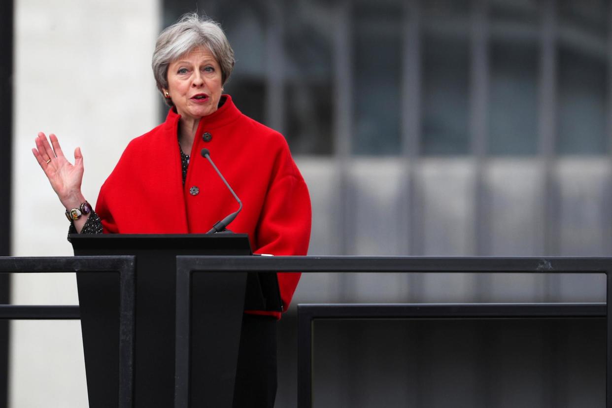 Under pressure on Brexit: Theresa May: REUTERS