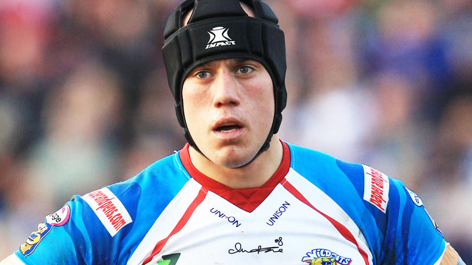 Ricky Bibey, pictured here in action for Wakefield Wildcats in the UK Super League.