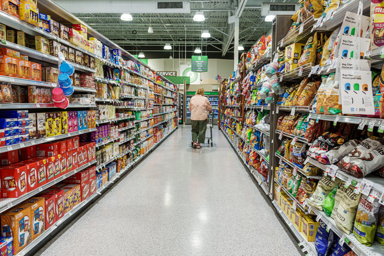 Grocery Store Shopping Jeffrey Greenberg/Universal Images Group via Getty Images