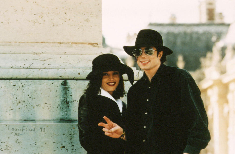 Lisa Marie Presley and Michael Jackson