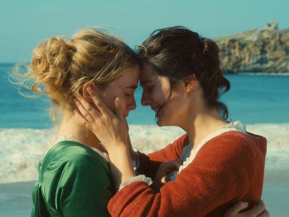 Adèle Haenel and Noémie Merlant in ‘Portrait of a Lady on Fire’ (Curzon Artificial Eye)