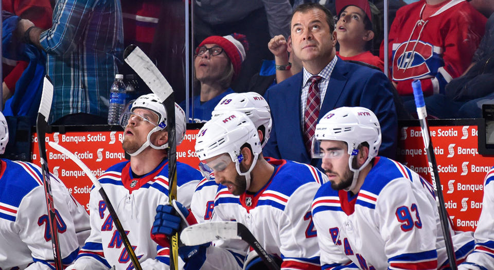 Alain Vigneault is not the problem in New York. (Minas Panagiotakis/Getty Images)