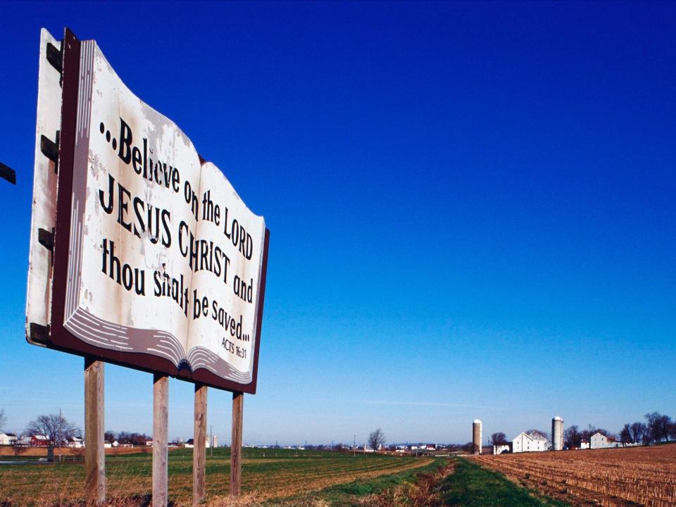 Amish sign in Pennsylvania.