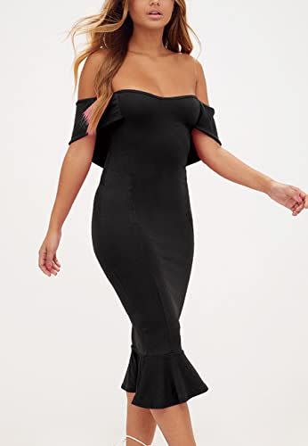 12) Off-Shoulder Fishtail Dress