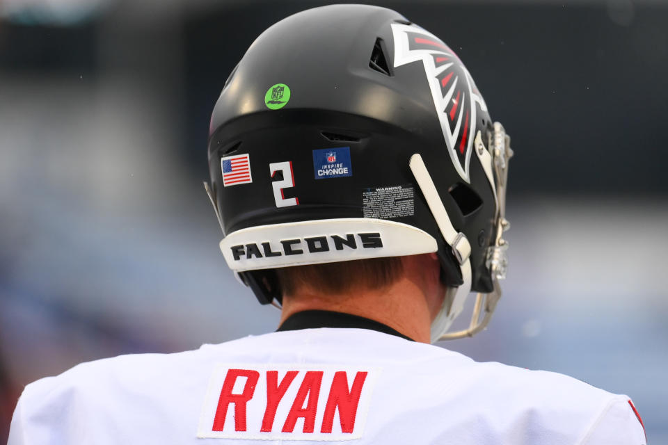 Matt Ryan's time in Atlanta is over, as the Falcons are trading him to the Colts for a third-round pick. (Rich Barnes-USA TODAY Sports)