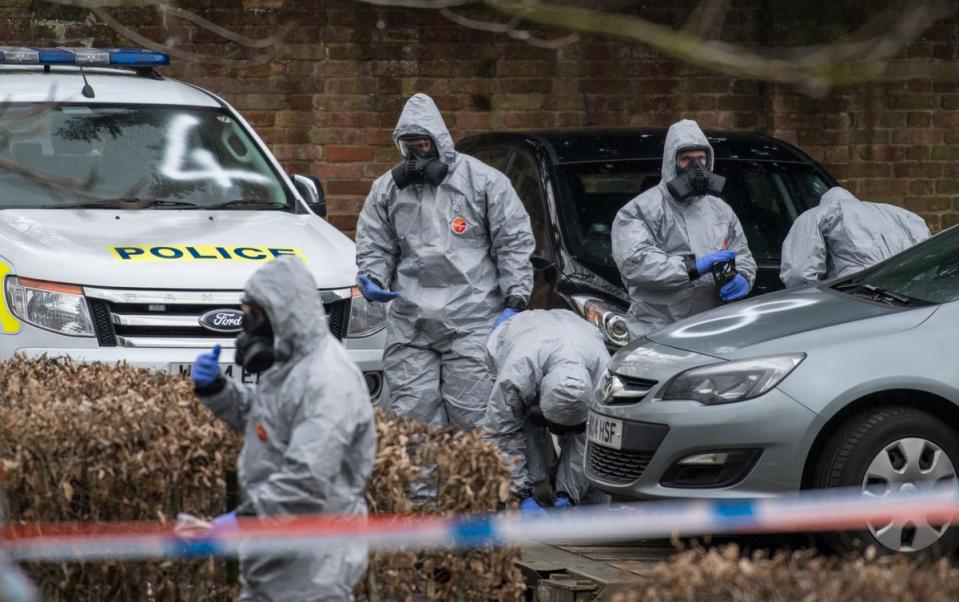 former Russian spy Sergei Skripal, his daughter Yulia and ex-police officer Nick Bailey were poisoned nearby Salisbury (Getty Images)