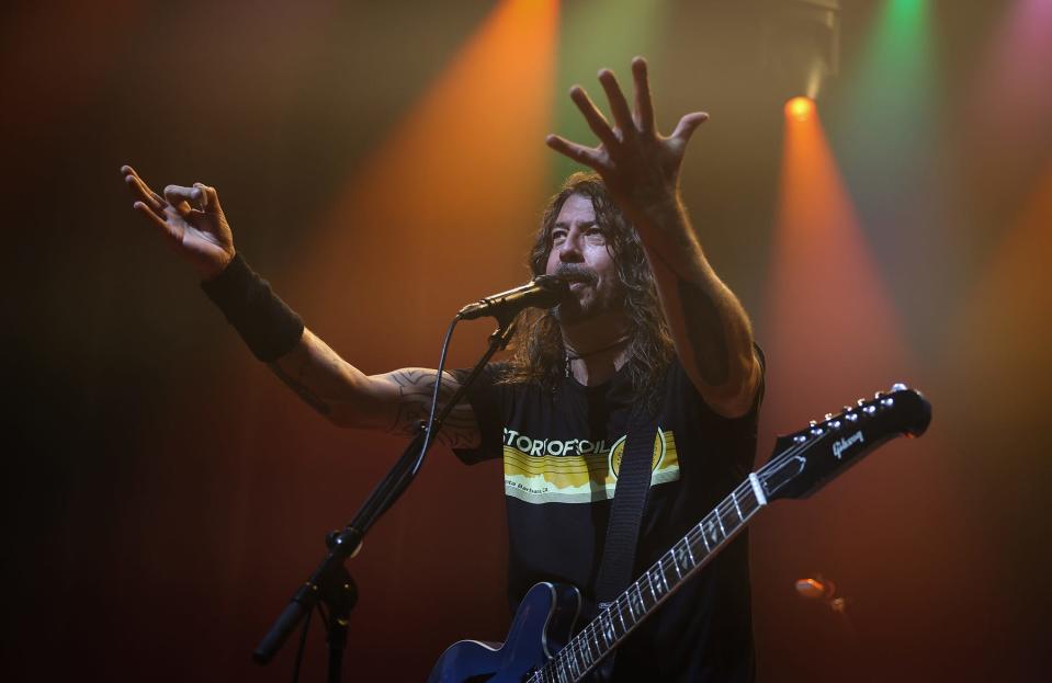 Dave Grohl frequently gave thanks to the crowd - a small one of 450 at the intimate The Atlantis in Washington D.C. - during the Foo Fighters' May 30, 2023 show at the venue.