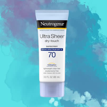Neutrogena Ultra Sheer Dry-Touch sunscreen