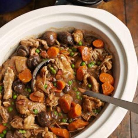 Slow-Cooker Stout & Chicken Stew for the Super Bowl