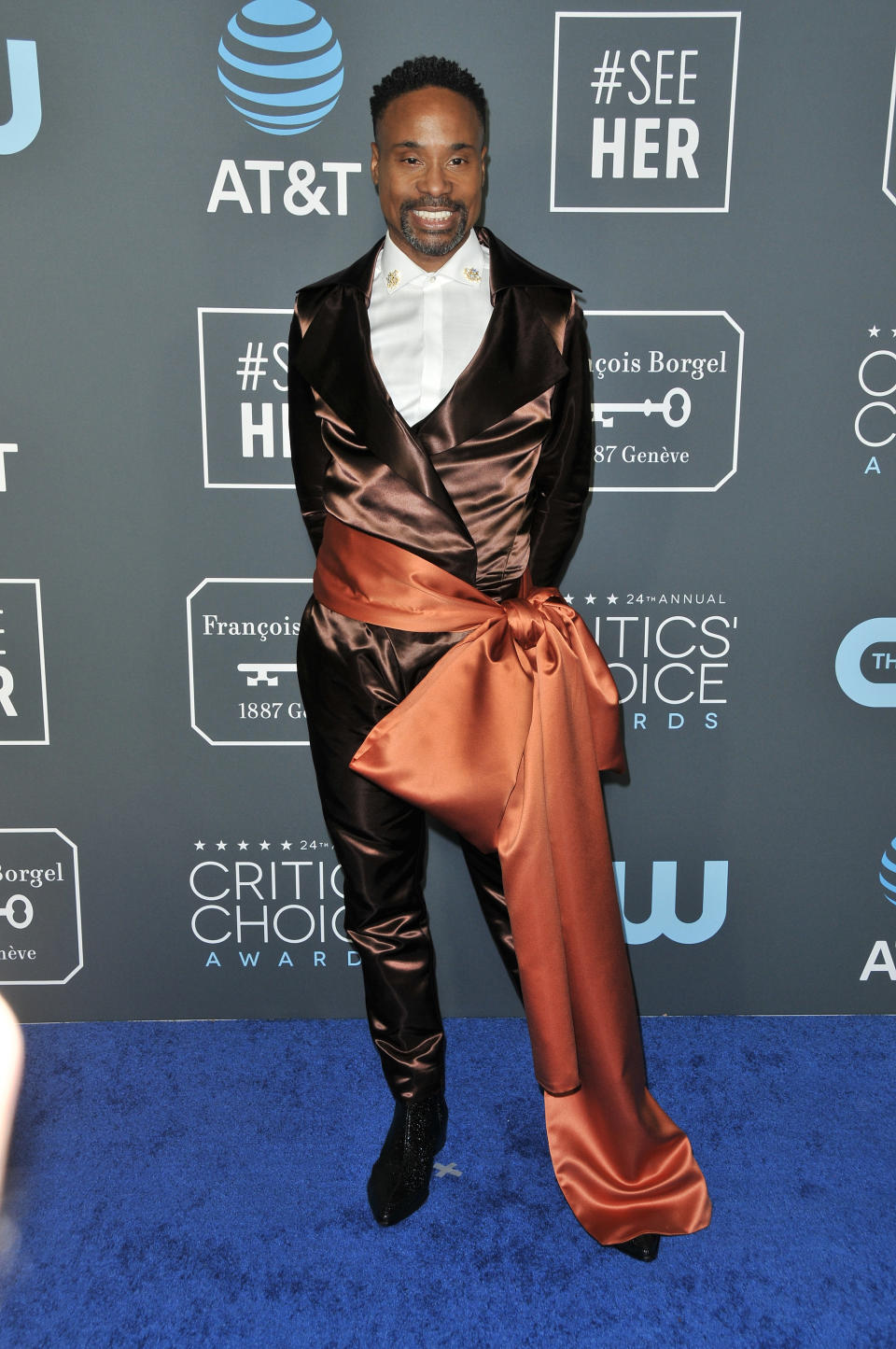Billy Porter at the 24th Annual Critics Choice Awards in LA in January 2019