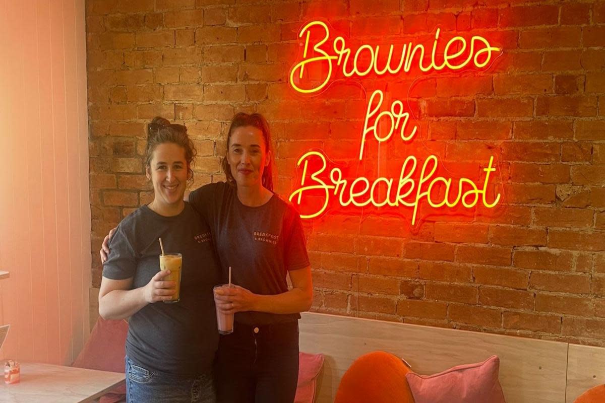 L-R Susie Ayres and Sarah Pitt have opened Breakfast & Brownies in Heacham <i>(Image: Breakfast & Brownies)</i>