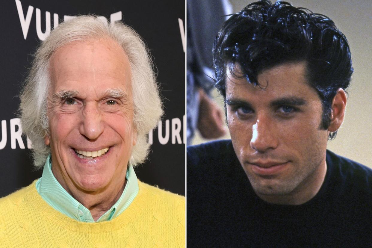 Henry Winkler attends New York Magazine's Vulture Festival 2022; John Travolta, Grease