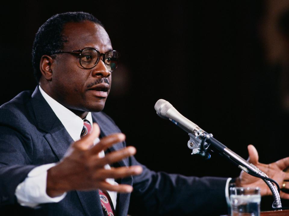 Clarence Thomas in 1991.