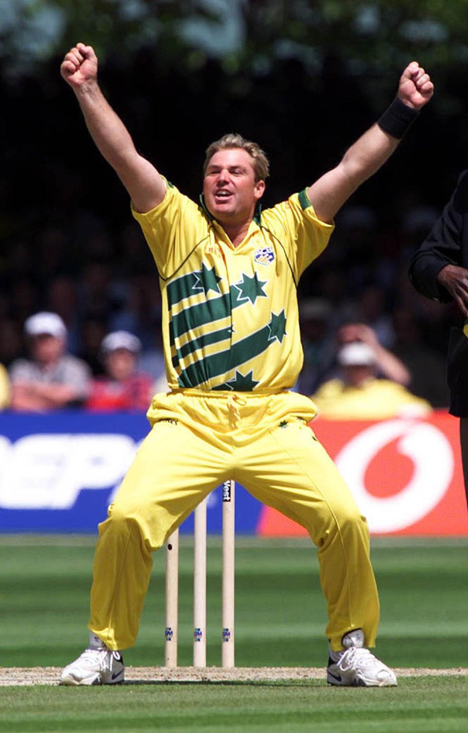 Shane Warne helped Australia win the 1999 Cricket World Cup (PA)