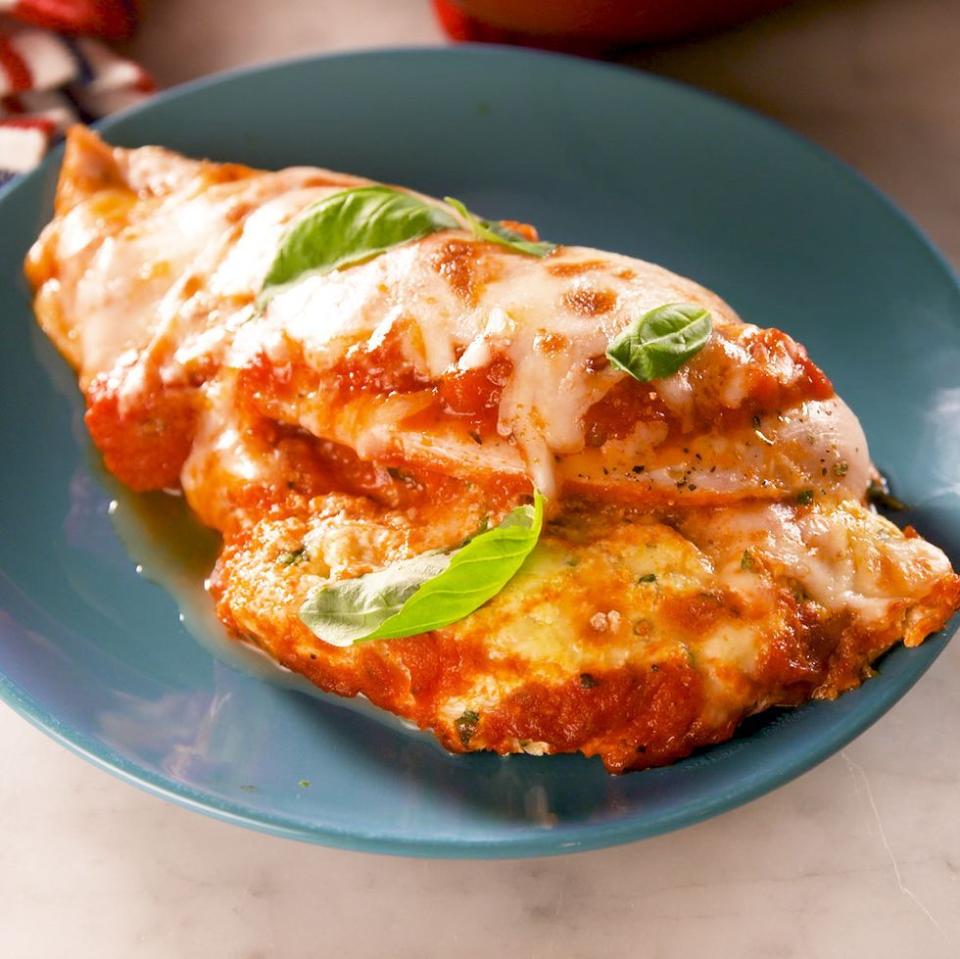 Lasagne Stuffed Chicken