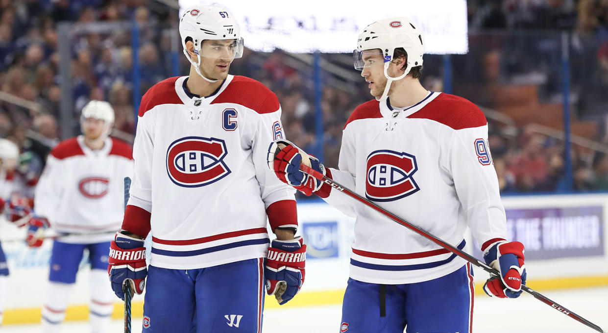 Max Pacioretty and Jonathan Drouin were symptomatic of the struggles in Montreal. (Getty Images)