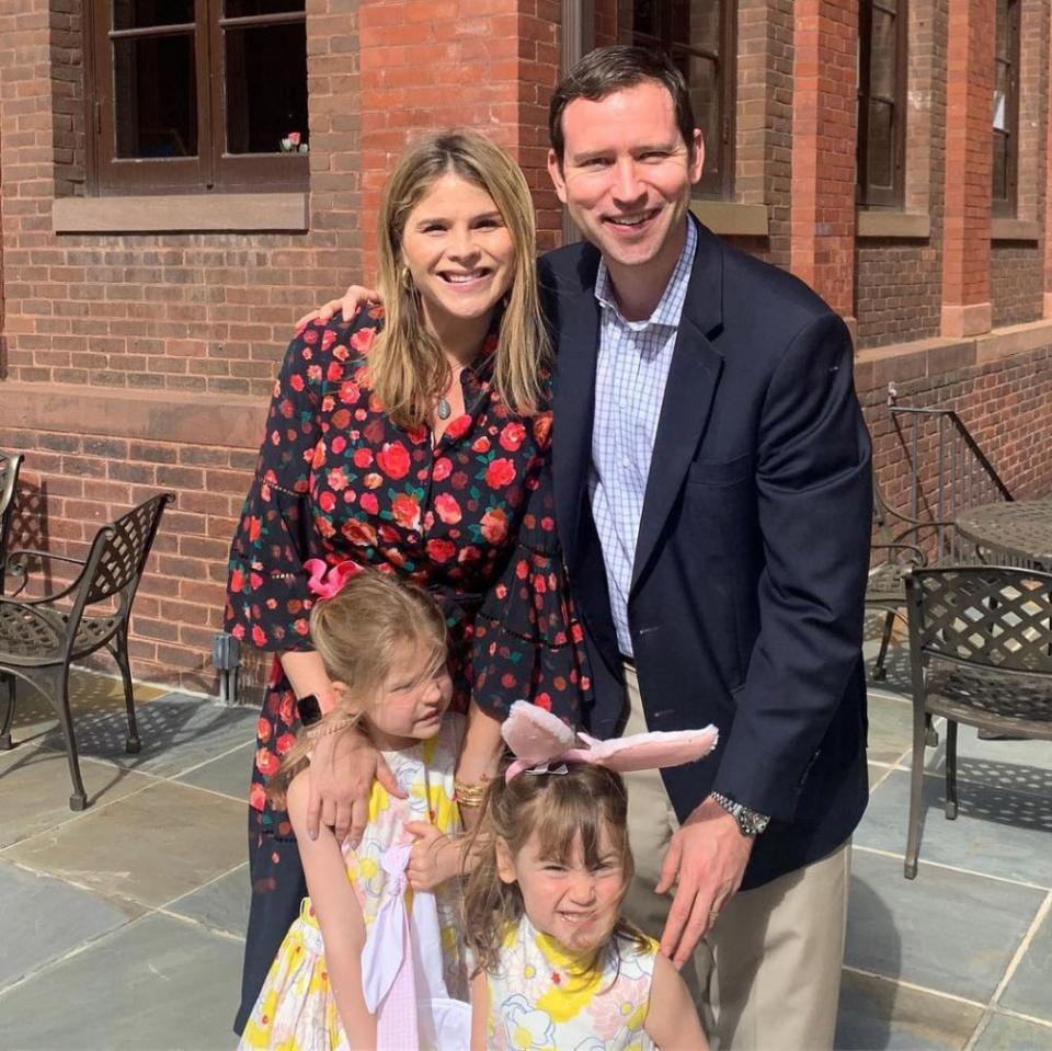 Jenna Bush Hager with husband Henry Hager and their daughters | Jenna Bush Hager/Instagram