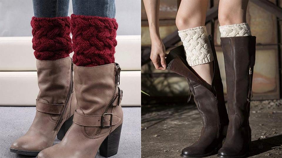 These stylish warmers can help fill in gaps between your legs and boots and are a winter must-have.