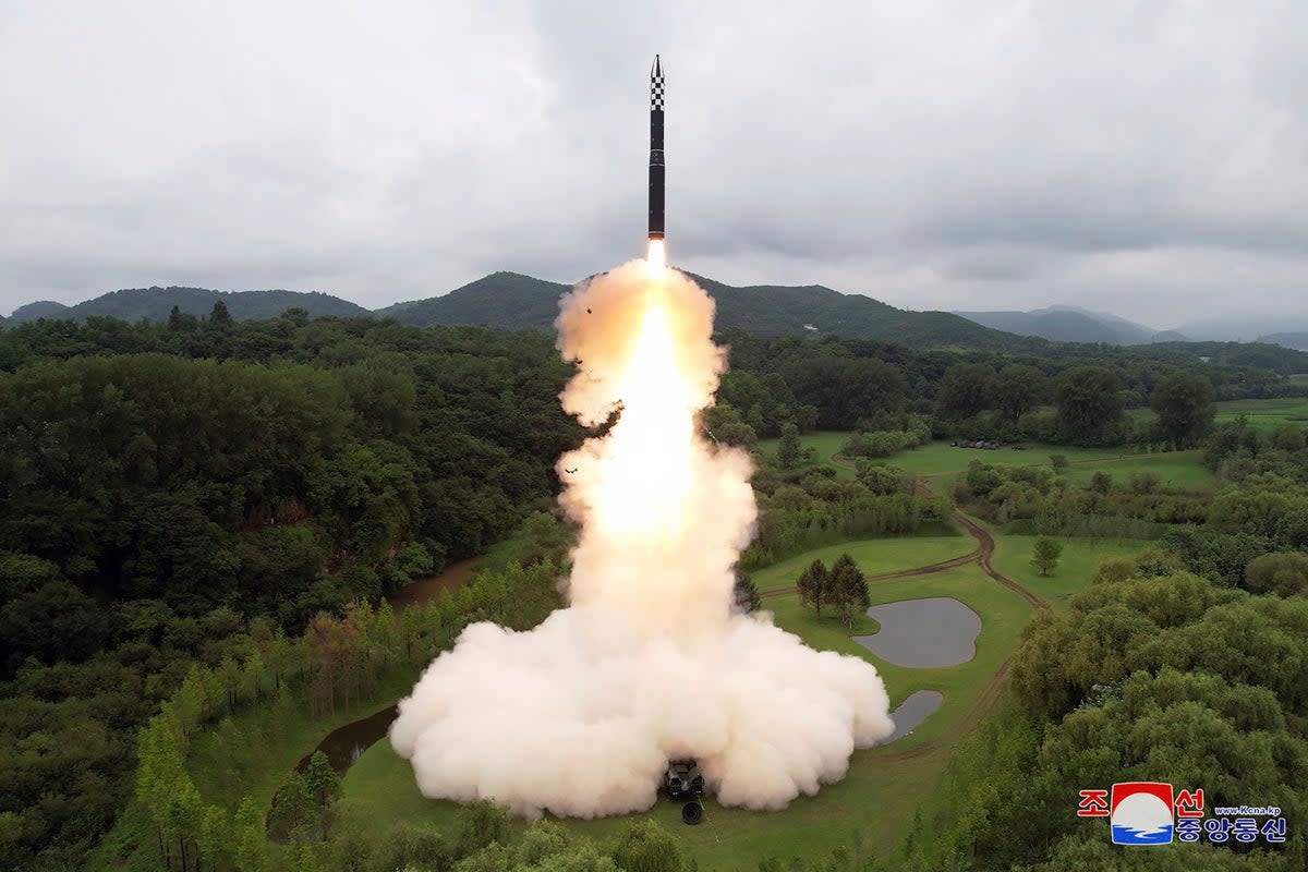 It was second test of a Hwasong-18 ICBM (AP)