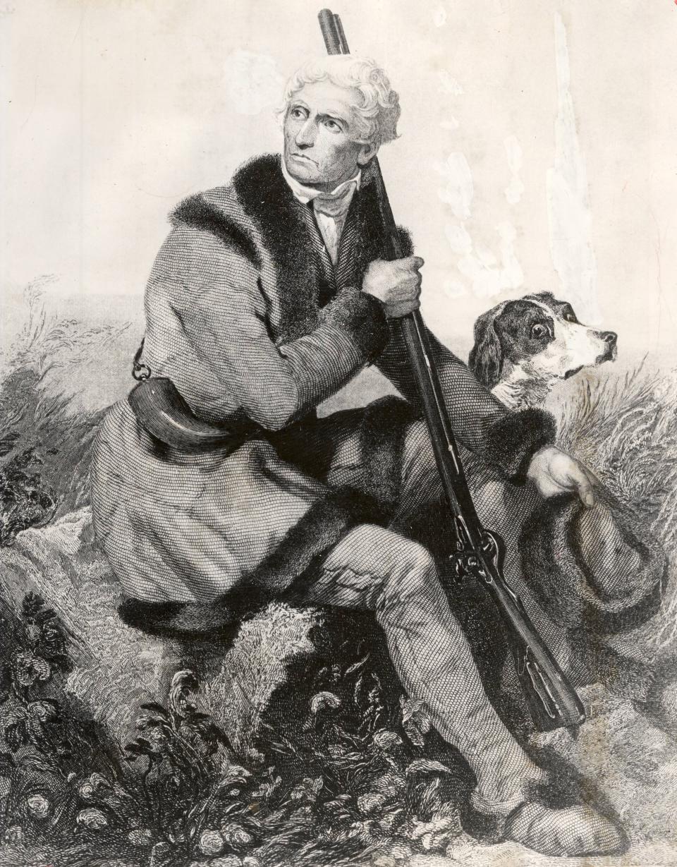 Frontiersman Daniel Boone later in life.