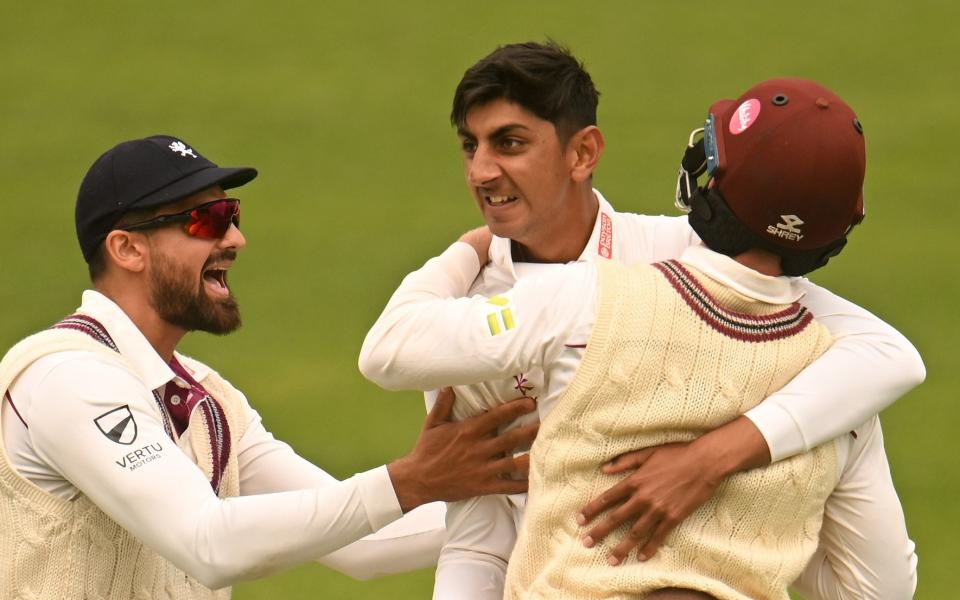 Shoaib Bashir celebrates wicket with Somerset - England v India, Test series and tour: Full schedule and fixtures