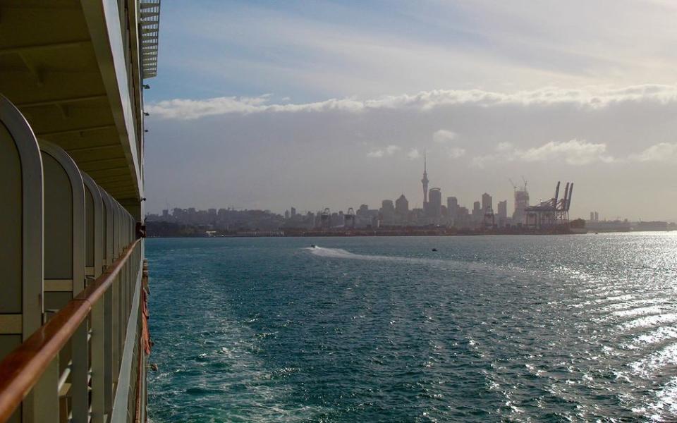 Auckland, New Zealand, as seen from Silver Muse. | Jillian Dara