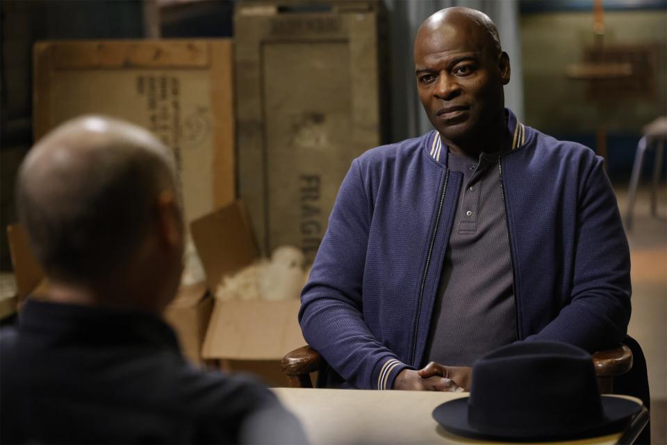 THE BLACKLIST -- "The Hat Trick" Episode 1015 -- Pictured: Hisham Tawfiq as Dembe Zuma -- (Photo by: Will Hart/NBC)