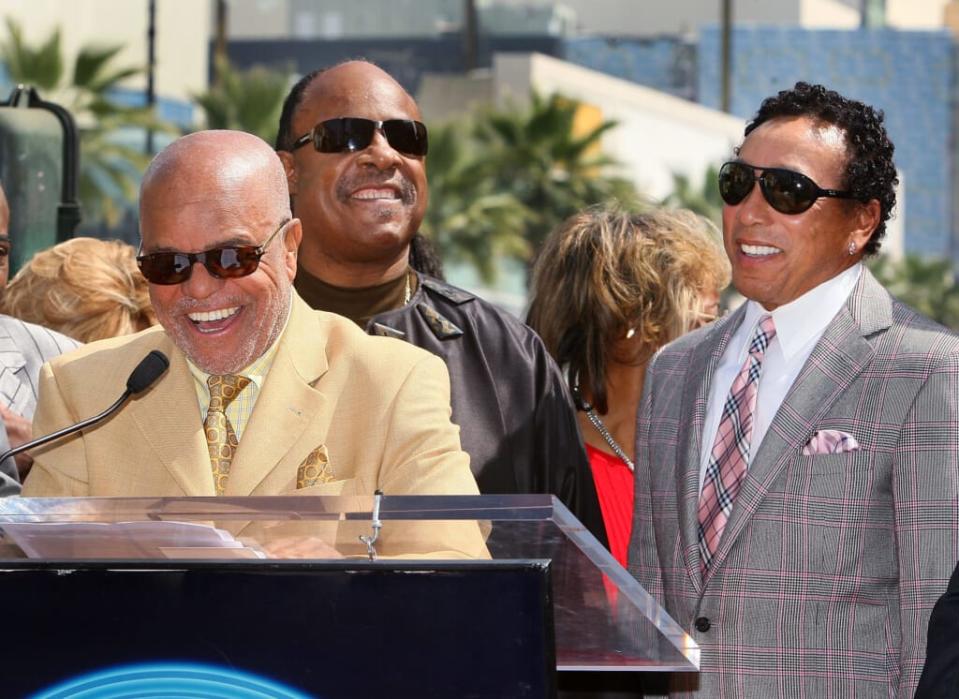 The Miracles Honored At The Hollywood Walk Of Fame