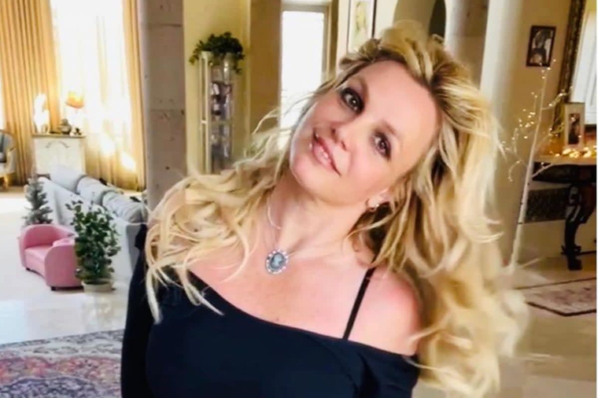 Britney Spears’ fans are angry after her comeback single Hold Me Closer was leaked online ahead of its official release  (Britney Spears / Instagram)