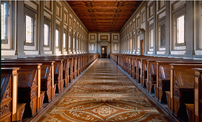 Biblioteca Medicea Laurenziana in Florence - Credit: Image courtesy