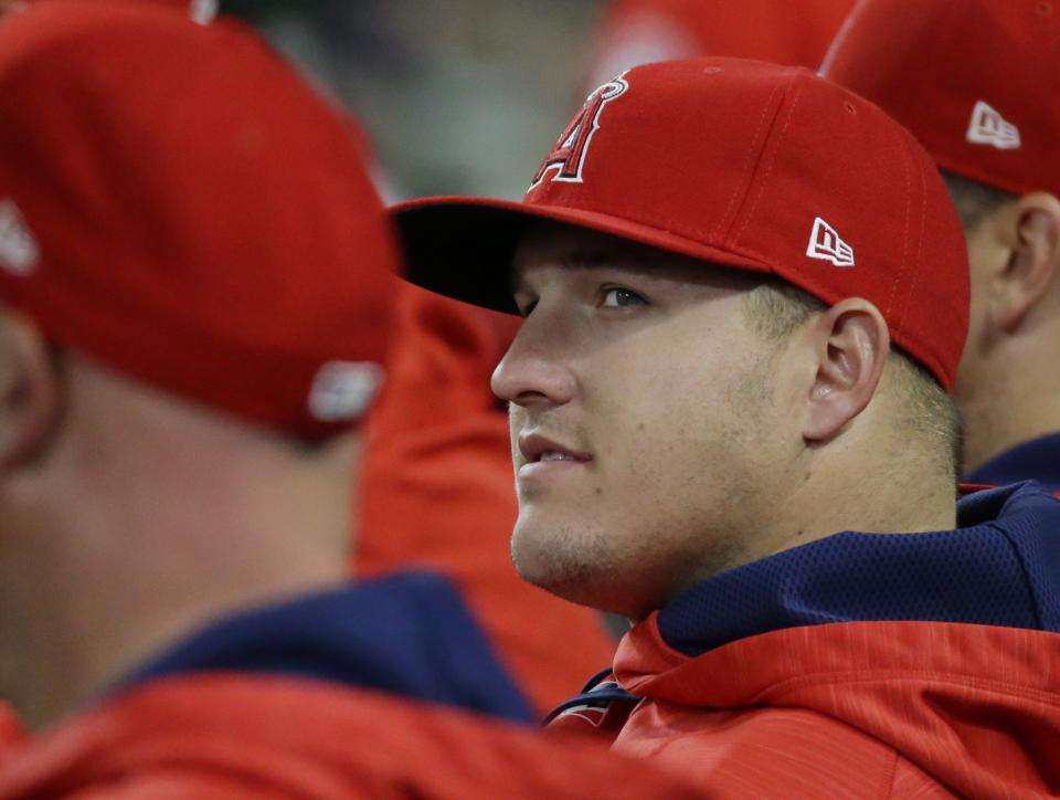 Mike Trout will be in NYC to face the Mets on Friday. (AP)