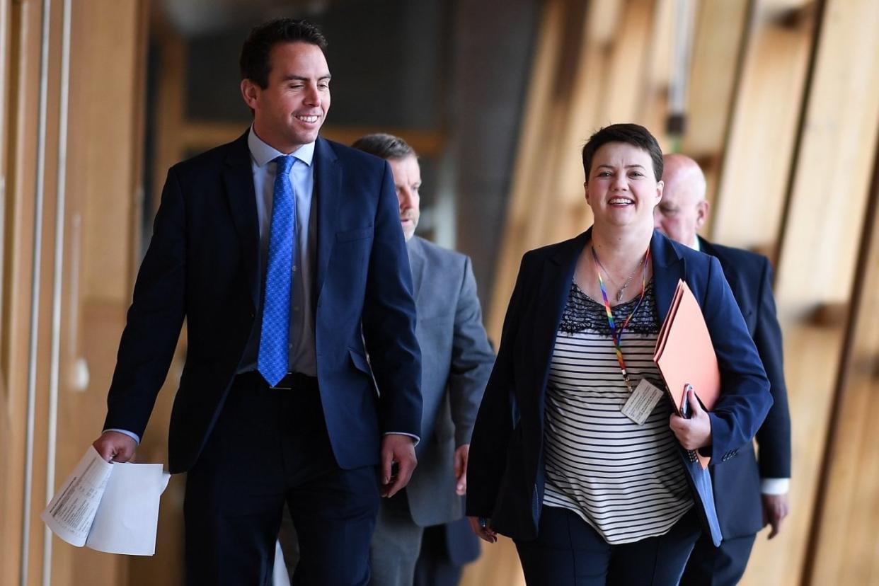 Stepping back: Ruth Davidson has said she has no wish to become Prime Minister: Getty Images