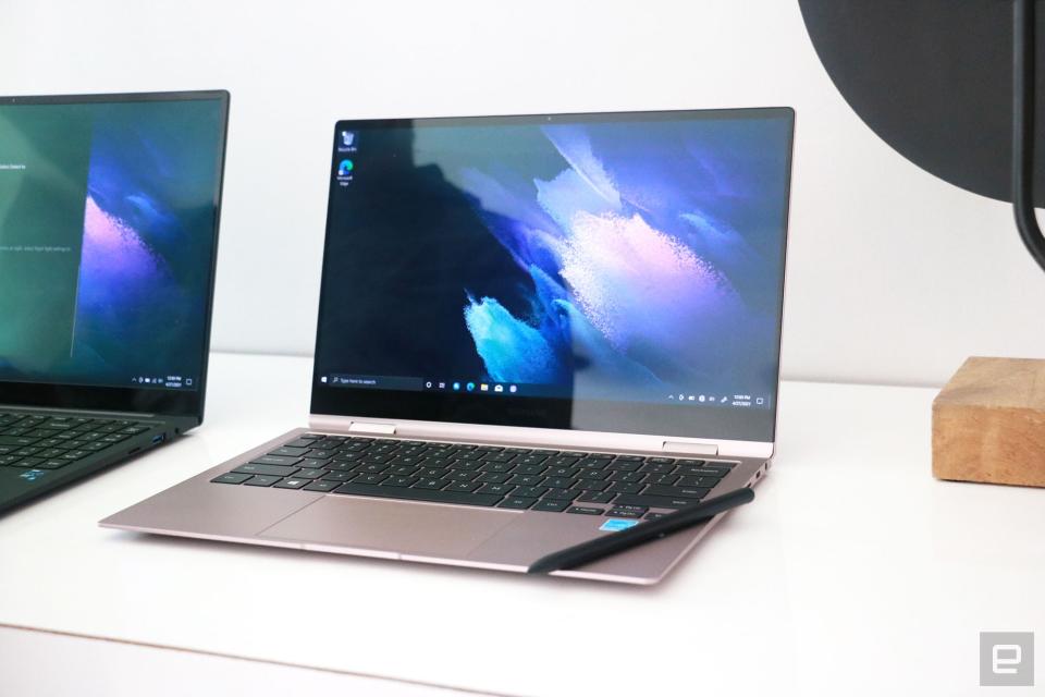 <p>Samsung Galaxy Book Pro 360 hands on.</p>
