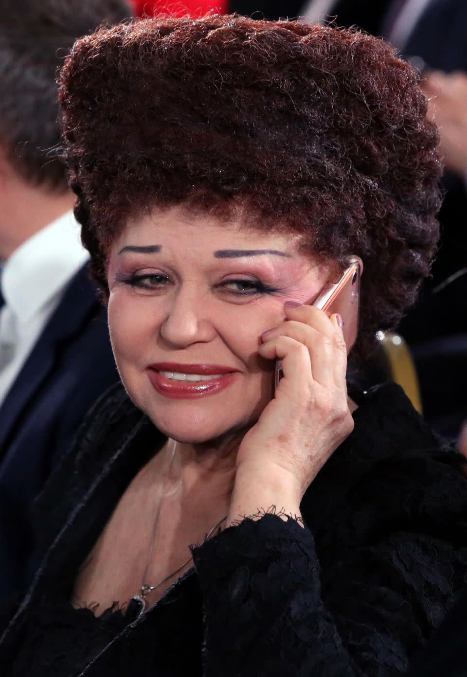 It's all over her incredible hairstyle. Photo: Getty Images