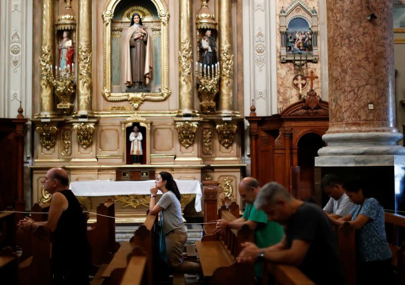 In Pope's homeland Argentina, long absence prompts tears and prayers